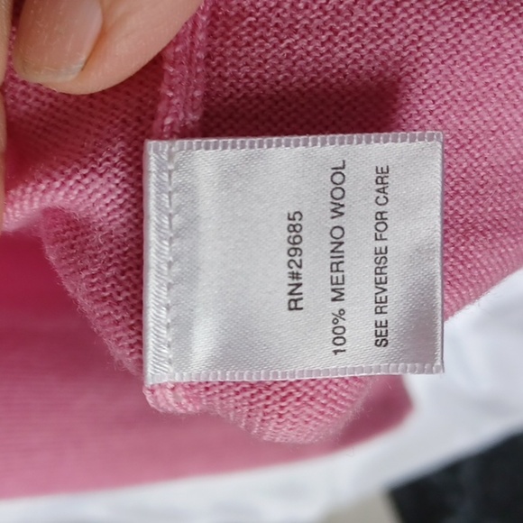 Pendleton Merino Wool Turtleneck, pink, EUC - Picture 6 of 7